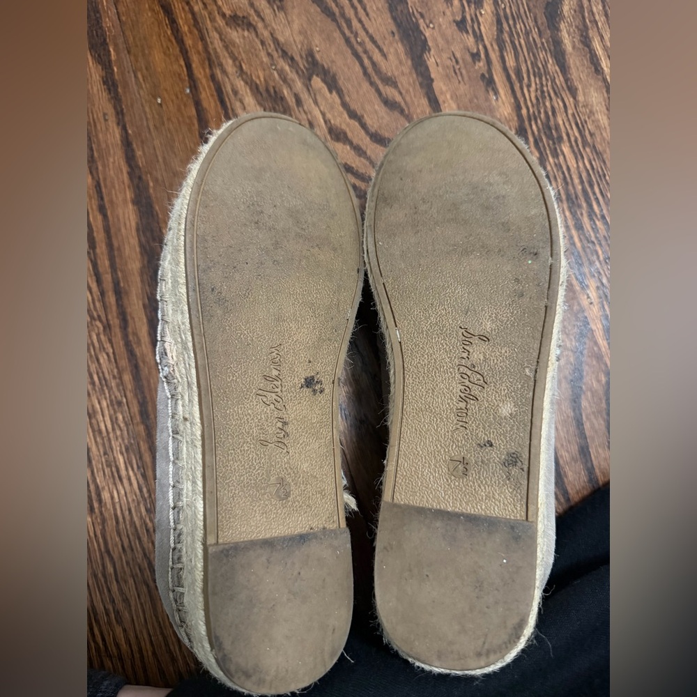 Sam Edelman tan espadrille slip on flats shoes, size 7.5 - Picture 7 of 7